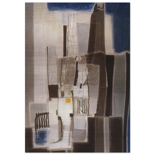 Architettura 1 - Art Informel - Bice Lazzari Brushed Aluminum Print - 70x100 cm / 28x40 inches | Bice Lazzari Aluminum Print | Bice Lazzari Prints