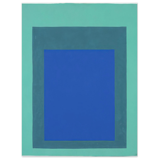 Josef Albers - HOMAGE TO THE SQUARE 1976 Fine Art Poster - Default Title