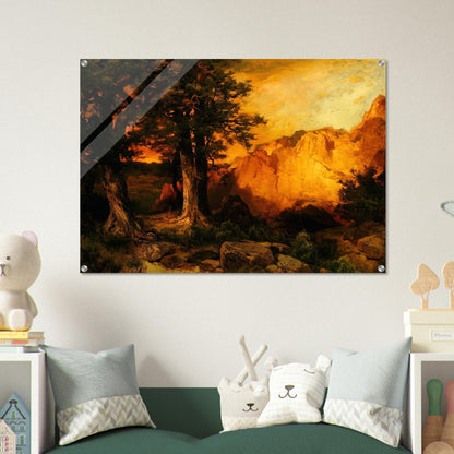 The Grand Canyon - Thomas Moran Acrylic Print - 70x100 cm / 28x40″ inches