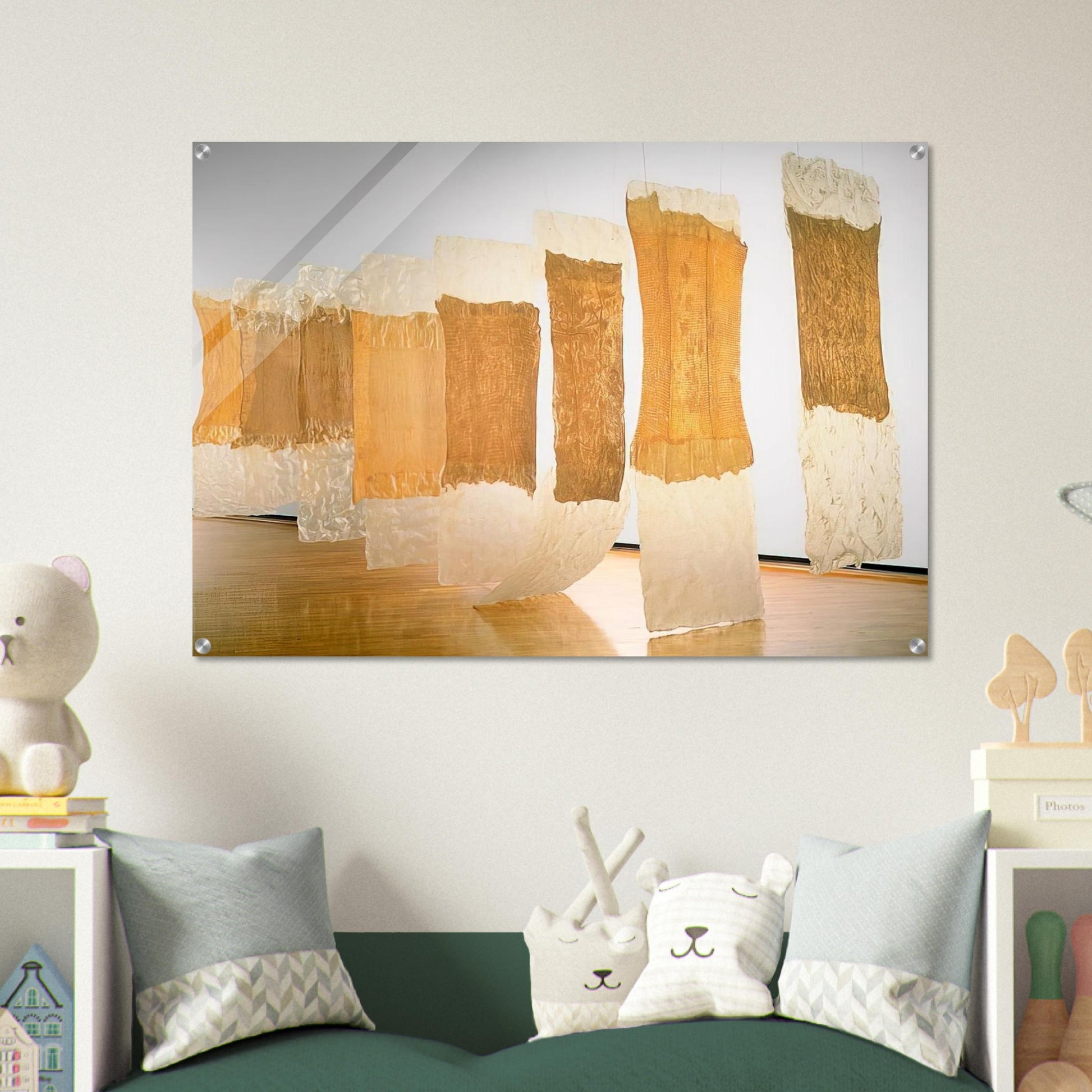 CONTINGENT 1968 - Eva Hesse Acrylic Print - 70x100 cm / 28x40″ inches | Eva Hesse Wall Art | Eva Hesse Prints