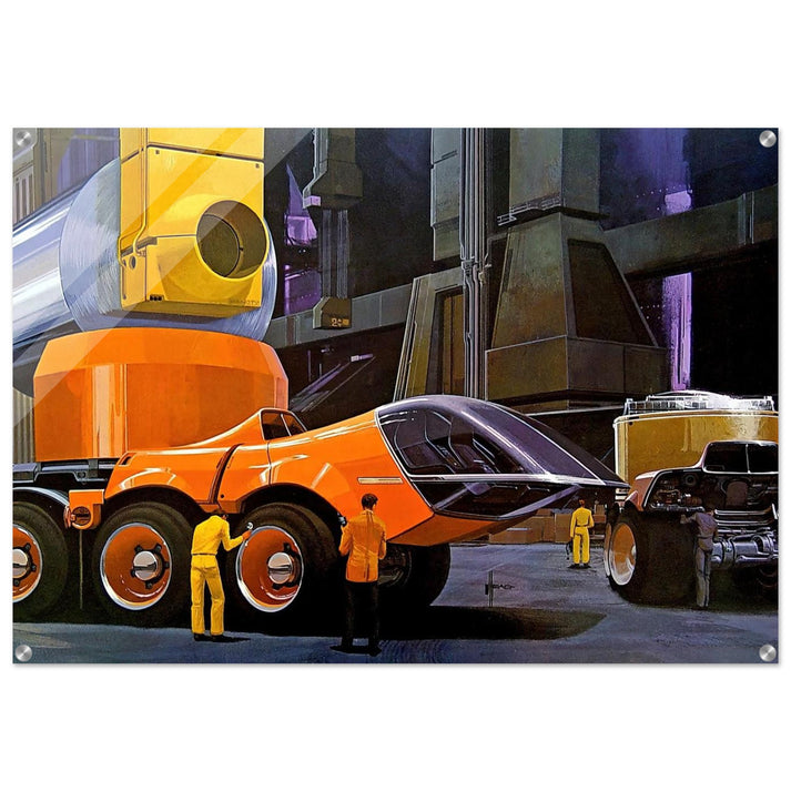 Syd Mead - Syd Mead Acrylic Print - 70x100 cm / 28x40″ inches | Syd Mead Wall Art | Syd Mead Prints