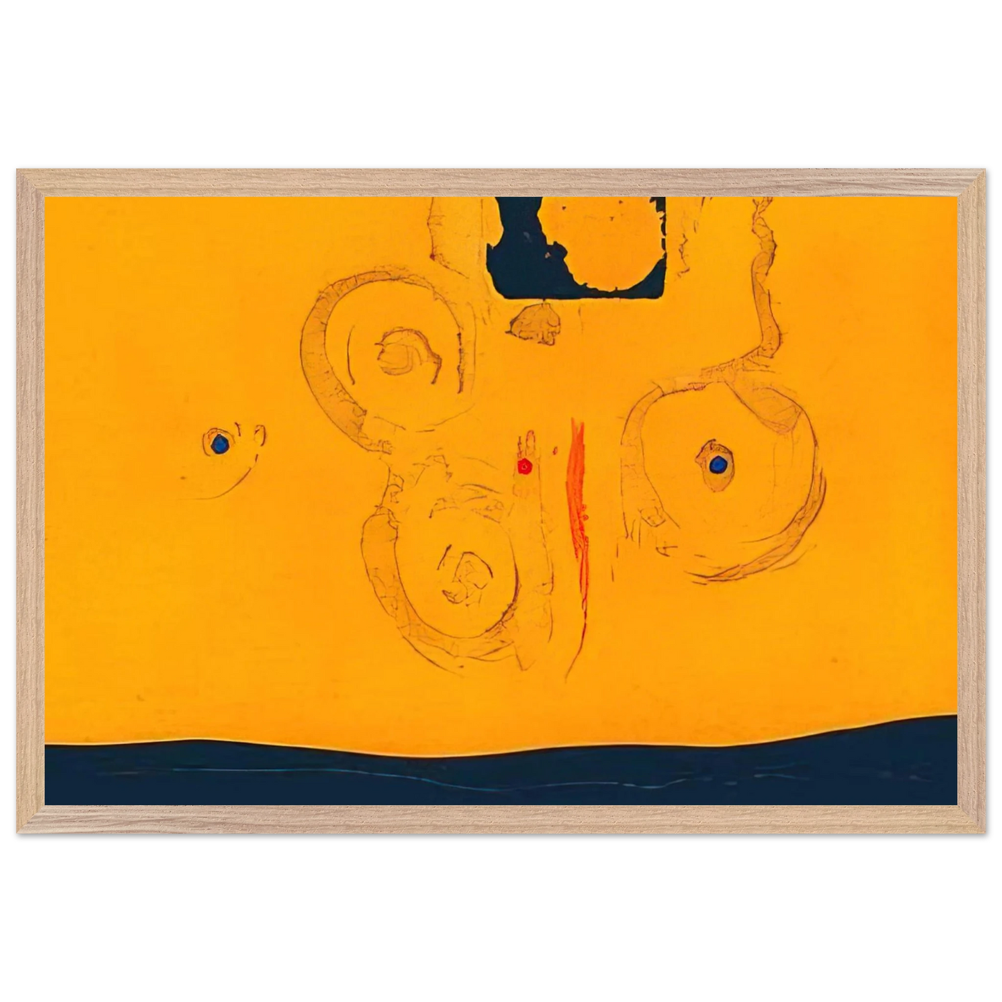 Helen Frankenthaler - Plaza Real - 1988 Wall art - A2 (42 x 59.4  cm) - Fine Art Poster - -
