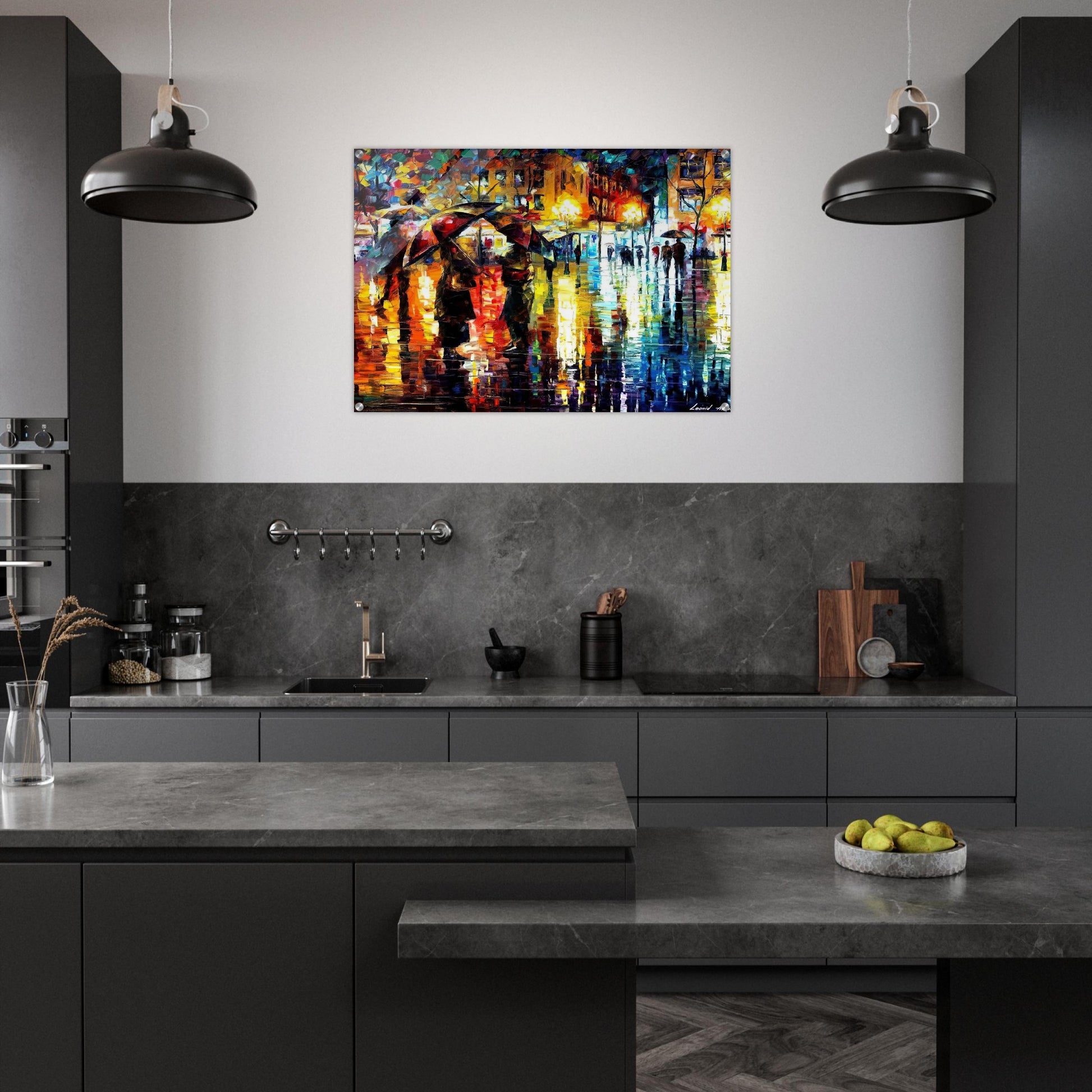 Leonid Afremov - Leonid Afremov Acrylic Print - 70x100 cm / 28x40″ inches | Leonid Afremov Wall Art | Leonid Afremov Prints