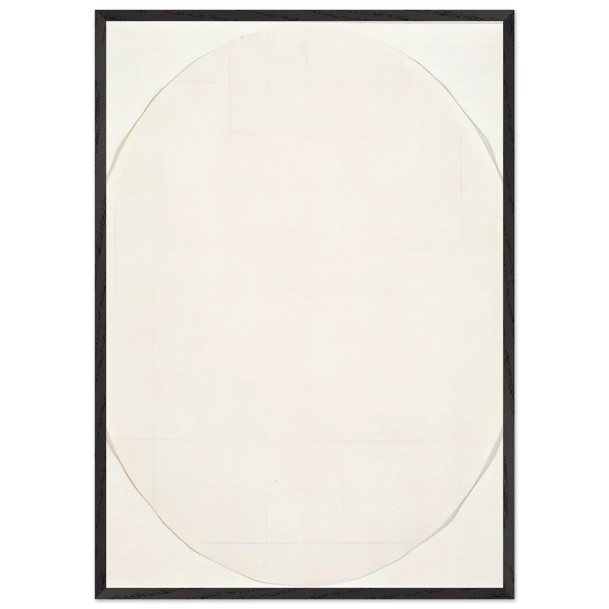 Koh-I-Noor 7H 1 - Robert Ryman Framed Art Print – Black Wooden Frame - Default Title - -Framed Art Print