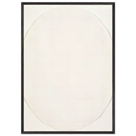 Koh-I-Noor 7H 1 - Robert Ryman Framed Art Print – Black Wooden Frame - Default Title - -Framed Art Print