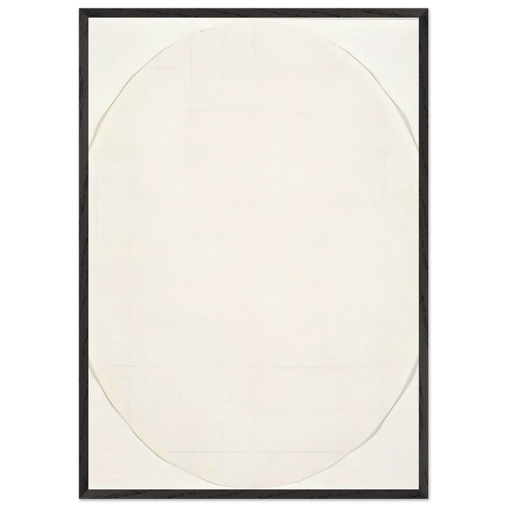Koh-I-Noor 7H 1 - Robert Ryman 70x100 cm / 28x40 inches Framed Art Print – Black Wooden Frame