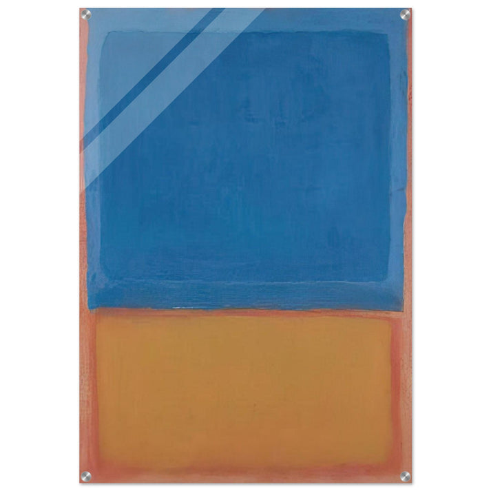 Untitled Red, Blue, Orange - 1955 - Mark Rothko Acrylic Print - 70x100 cm / 28x40″ inches | Mark Rothko Wall Art | Mark Rothko Prints