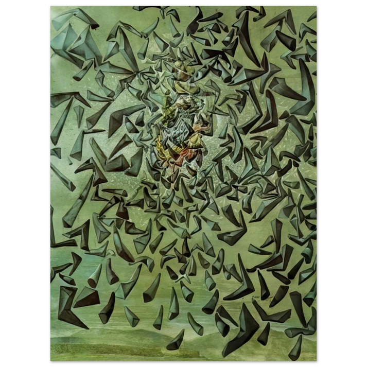 Salvador Dali - ASCENSIONIST SAINT CECILIA  75x100 cm / 30x40inches Fine Art Poster