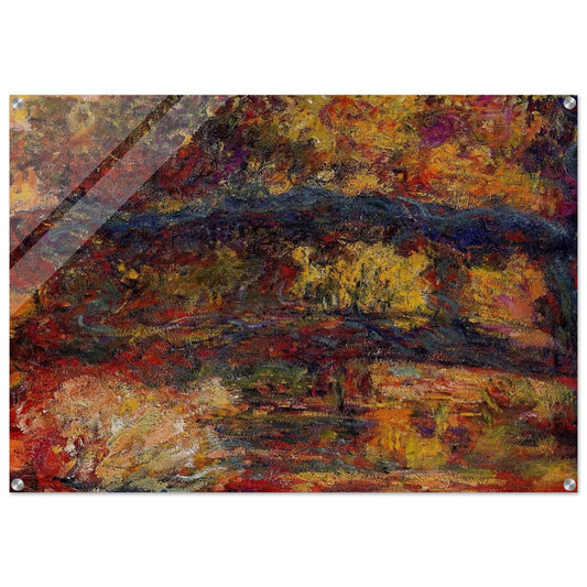 The Japanese Bridge 5 - claude monet Acrylic Print - 70x100 cm / 28x40″ inches | claude monet Wall Art | claude monet Prints