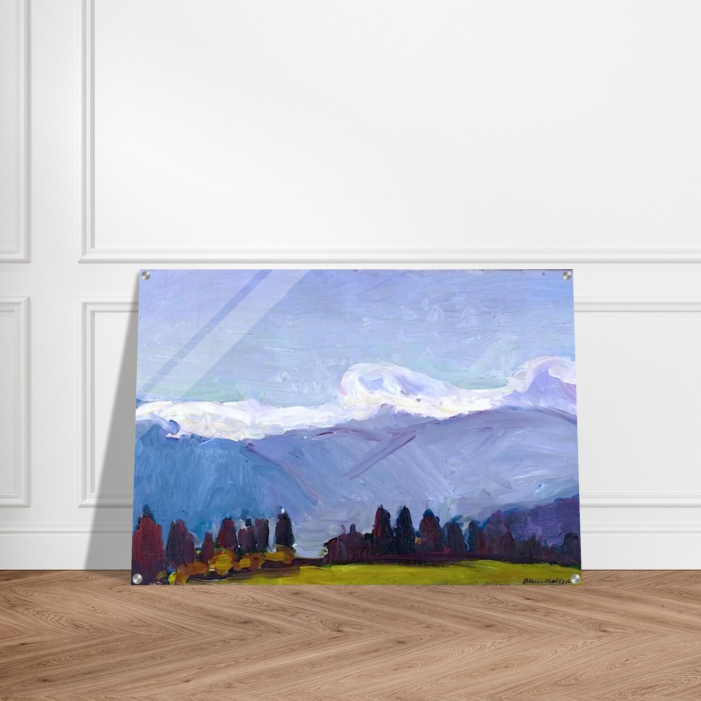 GREEN NEEDLES ON THE CROSS JAVERNAZ 1901 - Henri Matisse Acrylic Print - 70x100 cm / 28x40″ inches