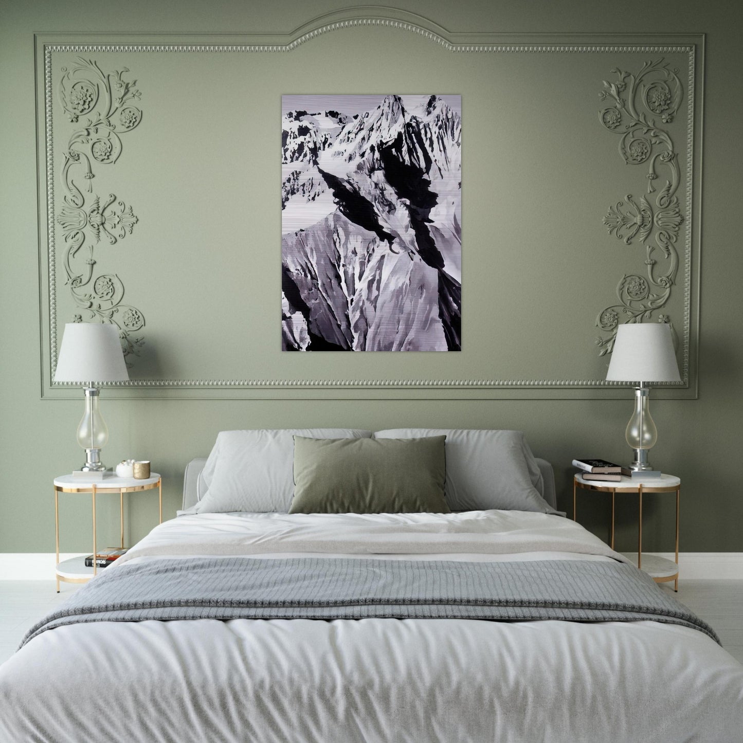 HIMALAYA - Gerhard Richter Brushed Aluminum Print - 70x100 cm / 28x40 inches | Gerhard Richter Aluminum Print | Gerhard Richter Prints