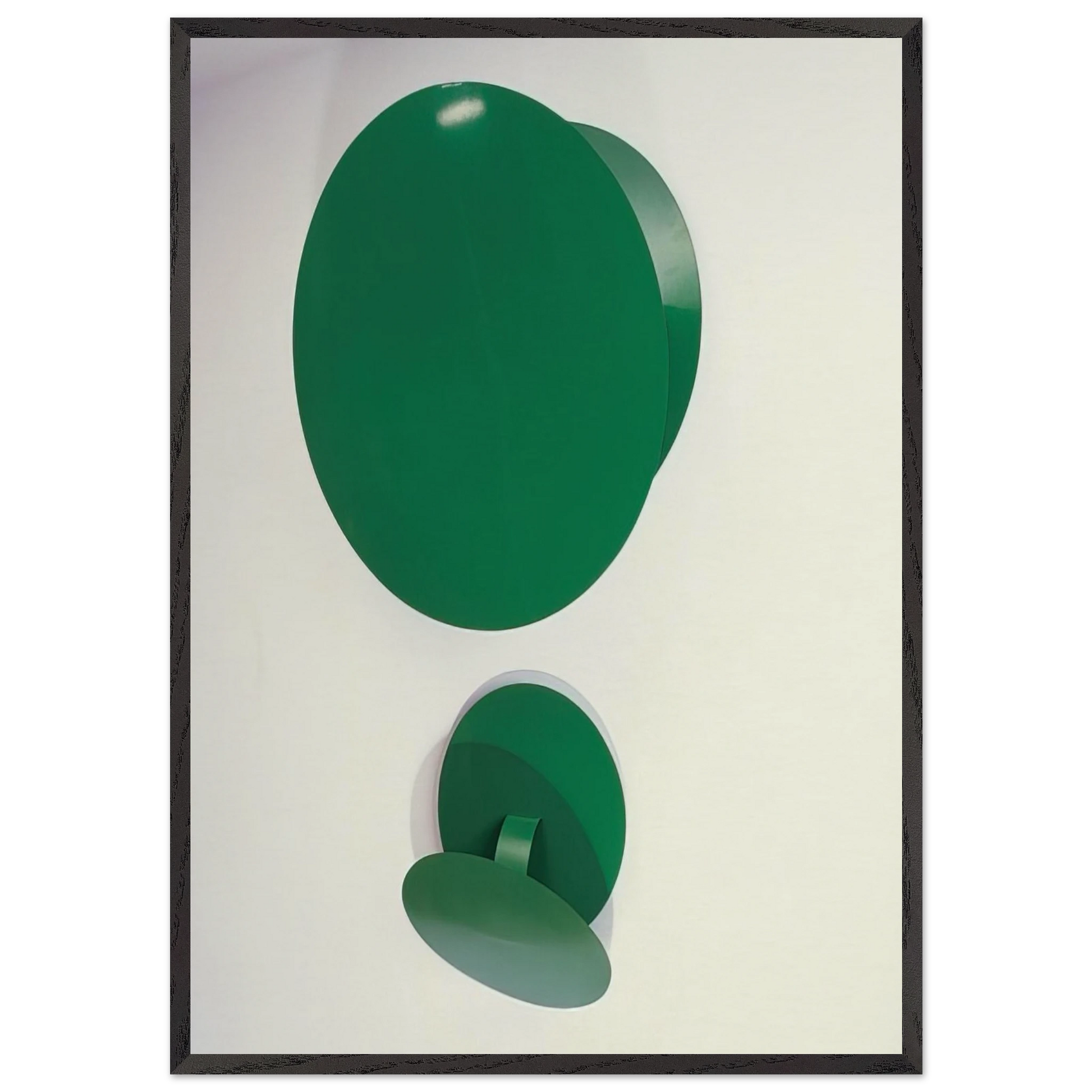 Amazonia Green - 1989 - Lygia Pape Framed Art Print – Black Wooden Frame - Default Title - -Framed Art Print