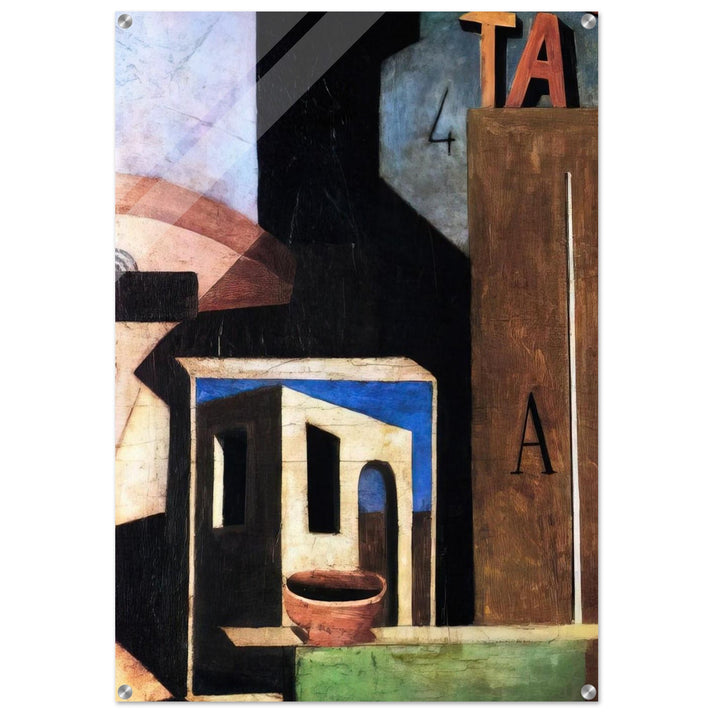 LA COMPOSIZIONE TA 1916 - Carlo Carra Acrylic Print - 70x100 cm / 28x40″ inches