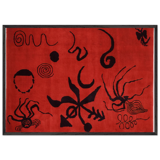 ARAIGNEE 1953 - Alexander Calder Framed Art Print – Black Wooden Frame - Default Title - -Framed Art Print