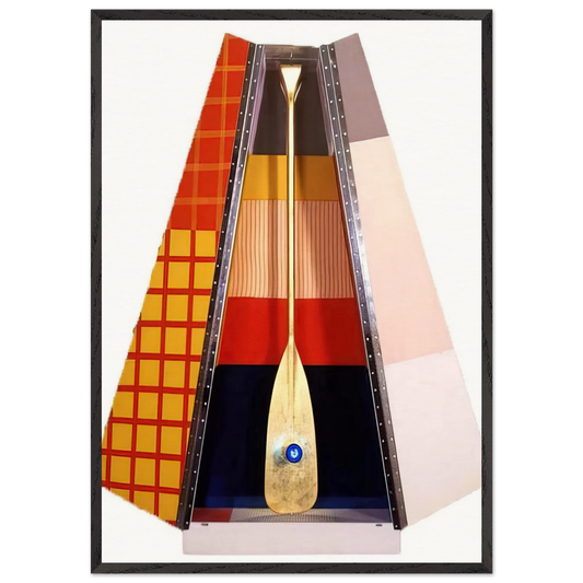 PUBLICON STATION I 1978 - Robert Rauschenberg Framed Art Print – Black Wooden Frame - Default Title - -Framed Art Print