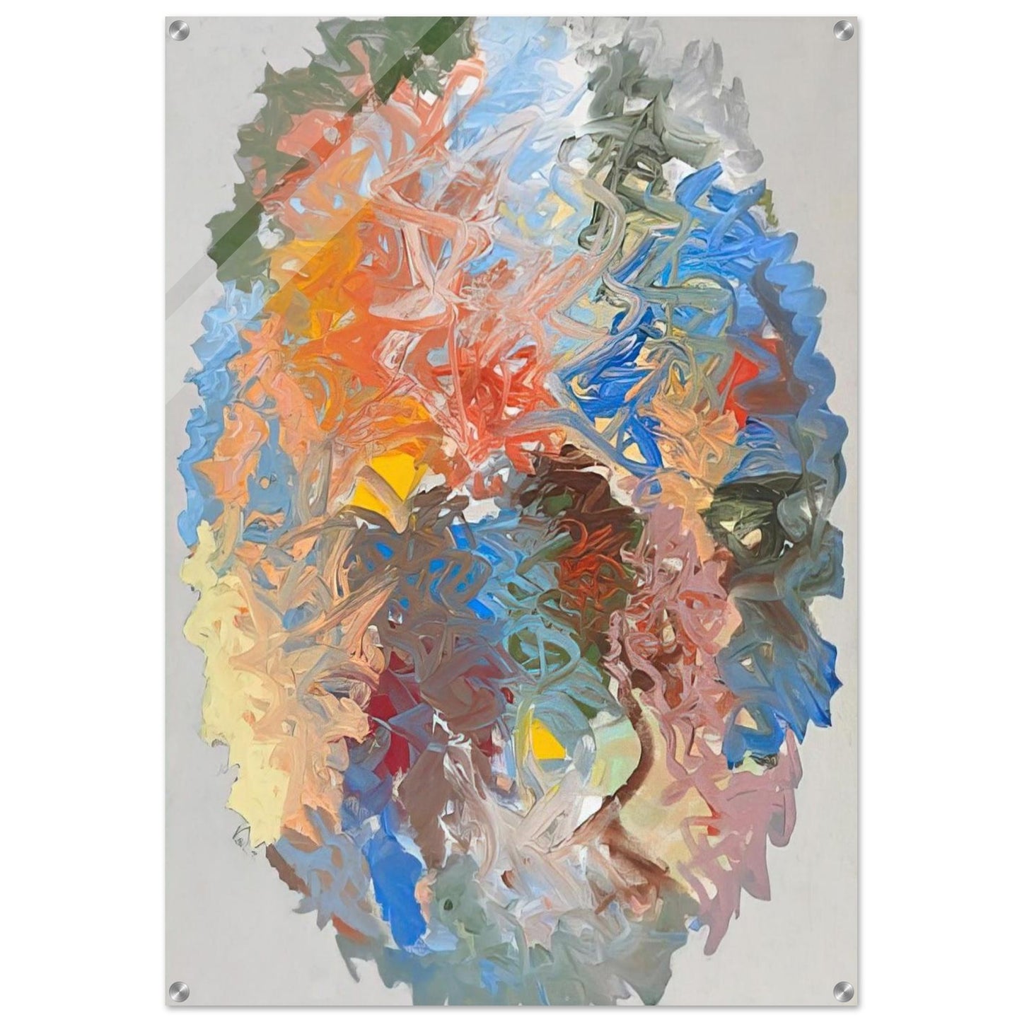 One World - 1961 - John Ferren Acrylic Print - 70x100 cm / 28x40″ inches | John Ferren Wall Art | John Ferren Prints