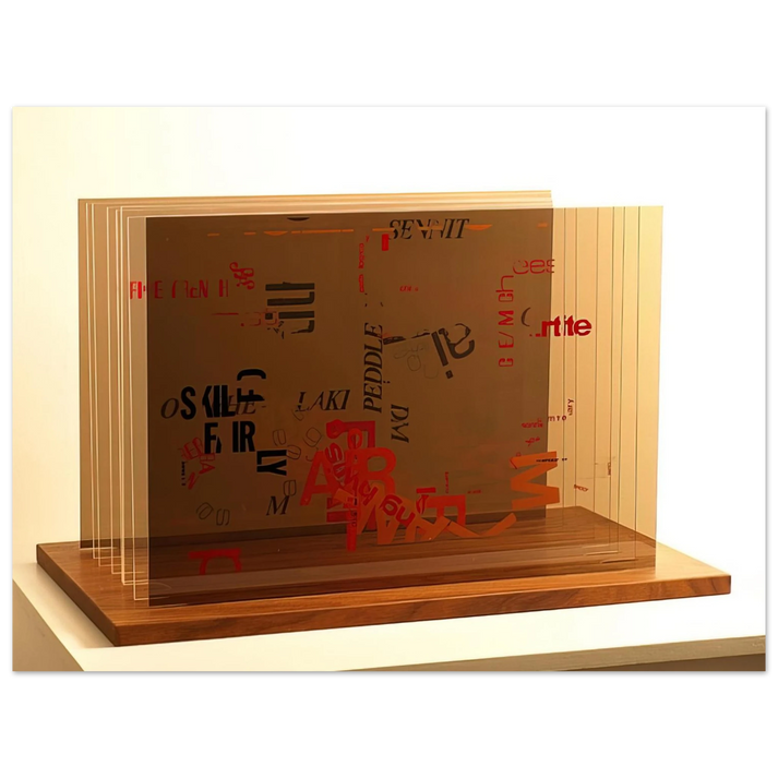 John Cage - Not Wanting To Say Anything About Marcel, II - 1969  75x100 cm / 30x40inches Fine Art Poster