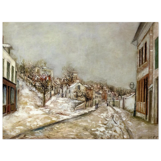 Maurice Utrillo - VIEW OF PONTOISE Fine Art Poster - Default Title