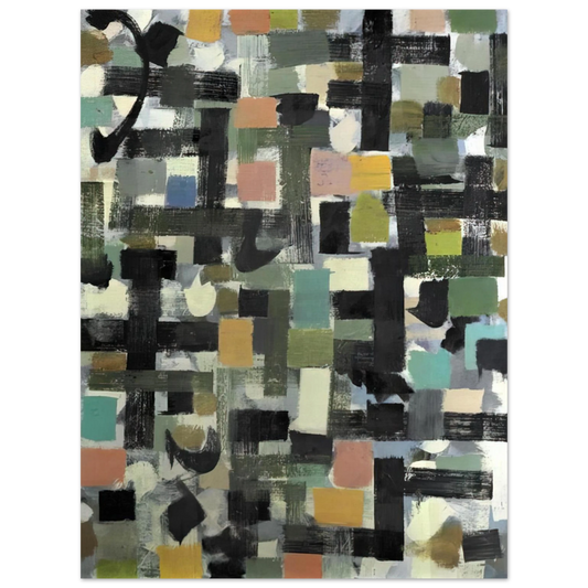 Bradley Walker Tomlin - Shapes - 1950 Fine Art Poster - Default Title