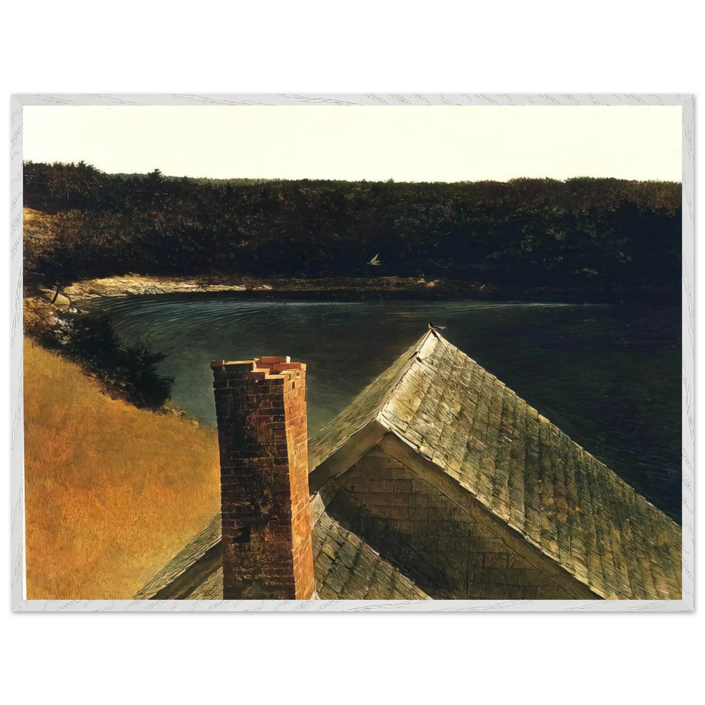 Andrew Wyeth - END OF OLSONS Wall Art - 30x40 cm / 12x16 inches - Fine Art Poster - -