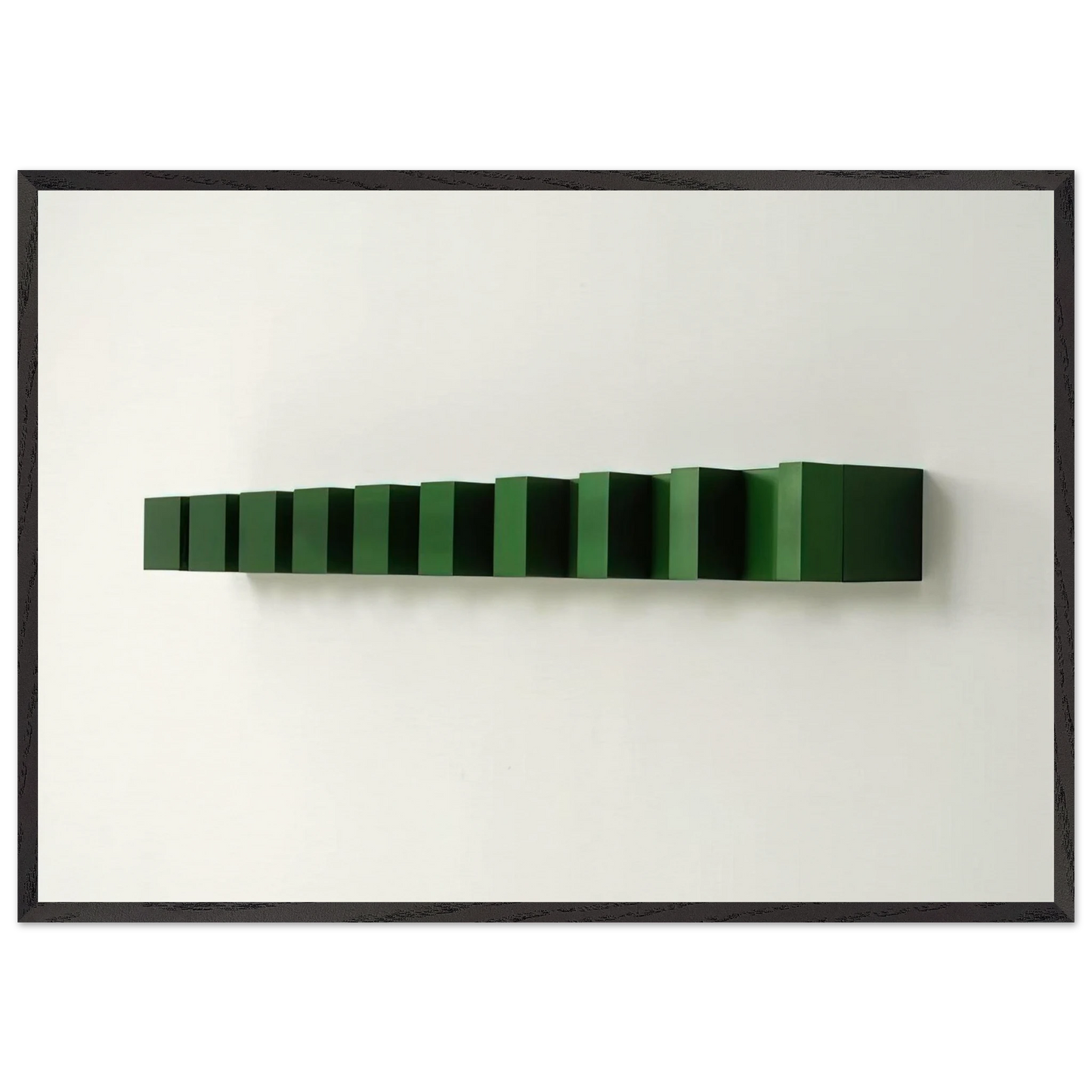 Untitled Bernstein 74-8 - 1974 - Donald Judd Framed Art Print – Black Wooden Frame - Default Title - -Framed Art Print
