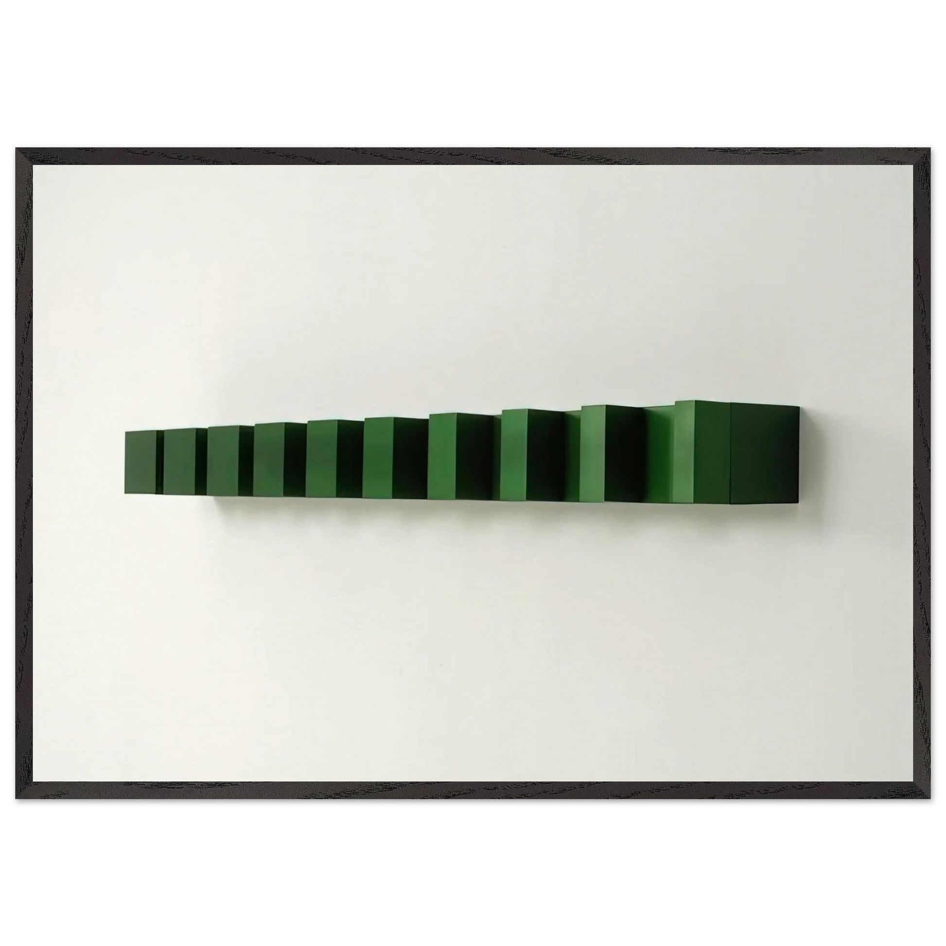 Untitled Bernstein 74-8 - 1974 - Donald Judd Framed Art Print – Black Wooden Frame - Default Title - -Framed Art Print