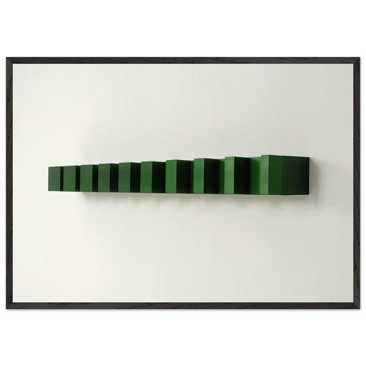 Untitled Bernstein 74-8 - 1974 - Donald Judd Framed Art Print – Black Wooden Frame - Default Title - -Framed Art Print
