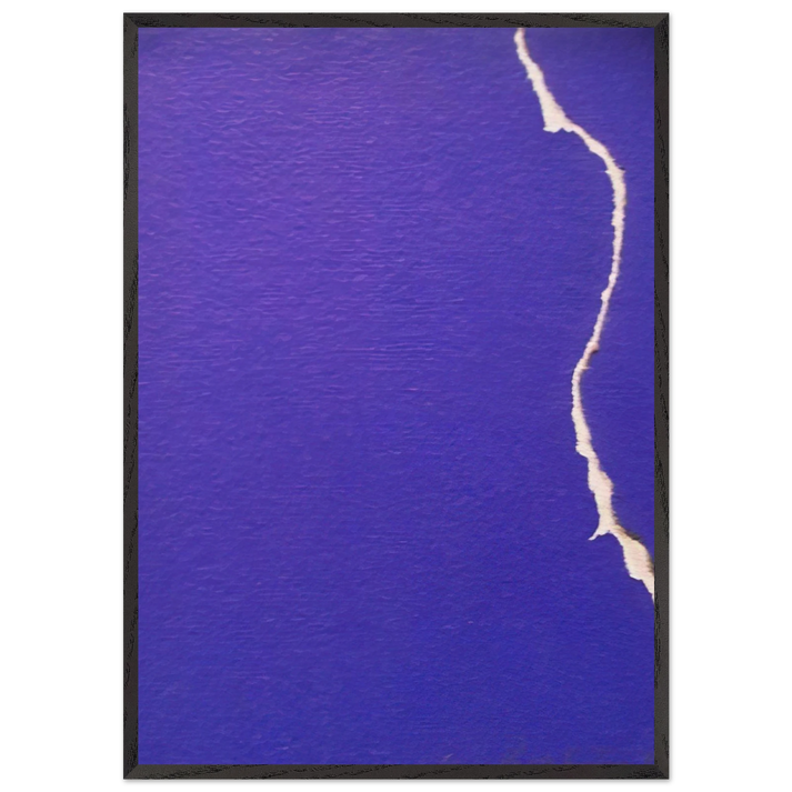 Untitled - 1959 N8 - Leon Polk Smith 70x100 cm / 28x40 inches Framed Art Print – Black Wooden Frame