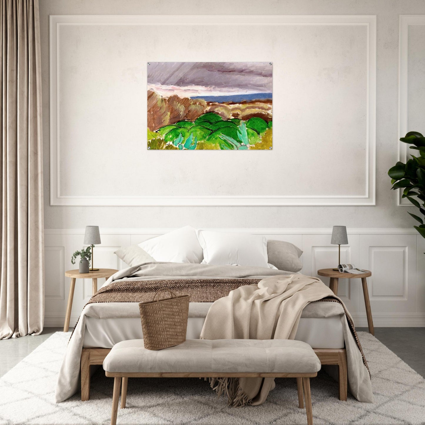 CAGNES LANDSCAPE IN STORMY WEATHER 1917 - Henri Matisse Acrylic Print - 70x100 cm / 28x40″ inches