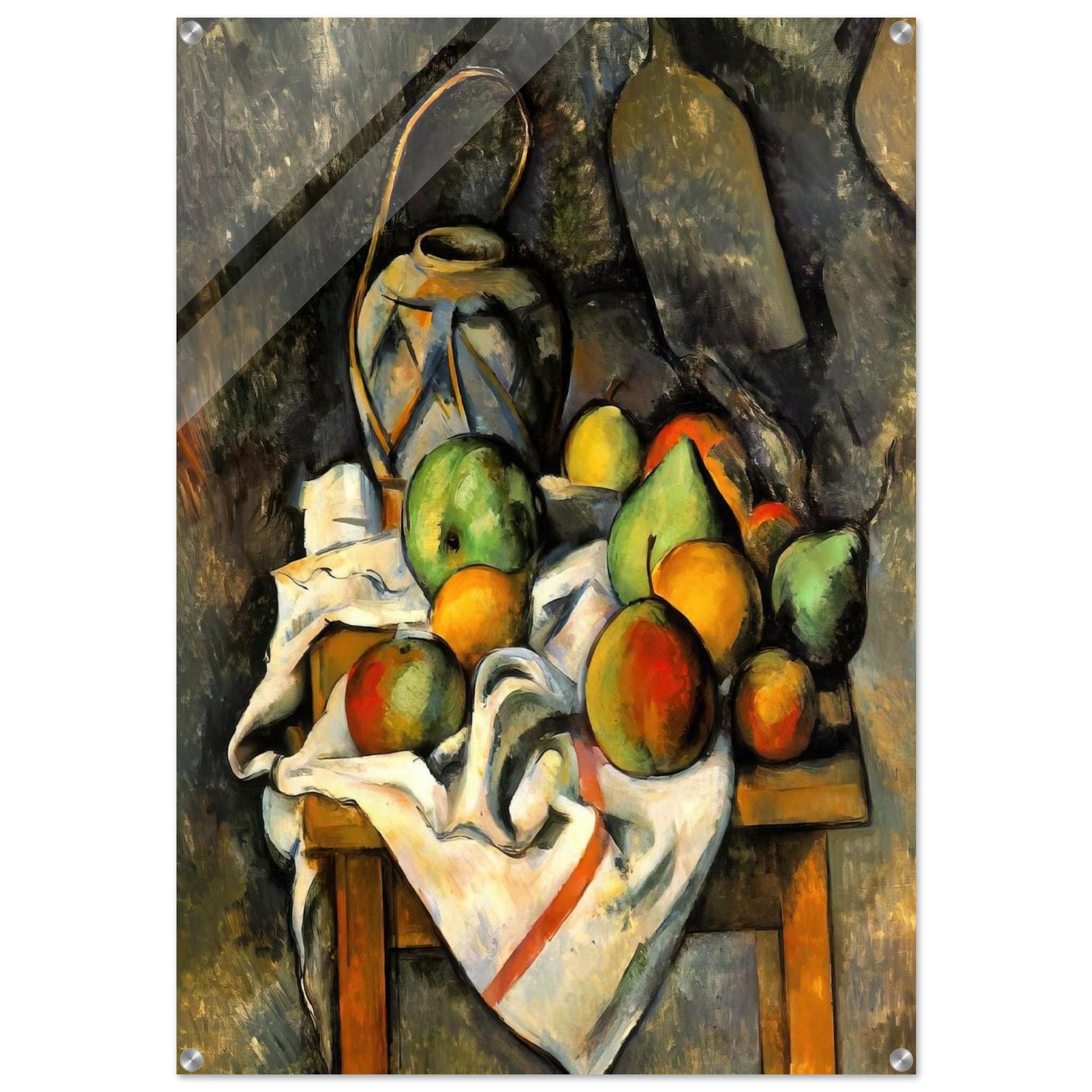Ginger Jar - Paul Cézanne Acrylic Print - 70x100 cm / 28x40″ inches