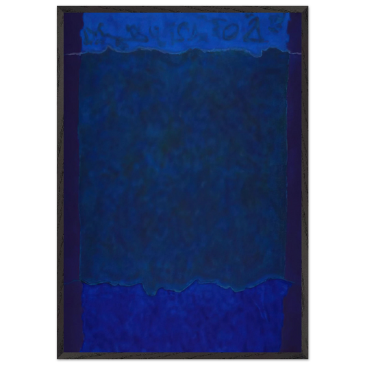 Infinity Fields Lefkada Series - 1980 - Theodoros Stamos Framed Art Print – Black Wooden Frame - Default Title - -Framed Art Print