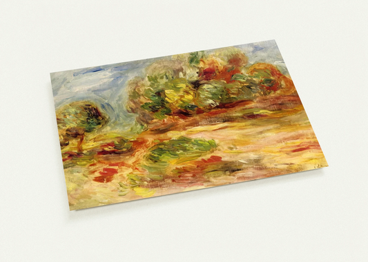 Cagnes Landscape By Pierre-Auguste Renoir Pack of 10 Post Cards | Pierre-Auguste Renoir Post Cards | A6 (10.5 x 14.8 cm) - 4.1 x 5.8 inches