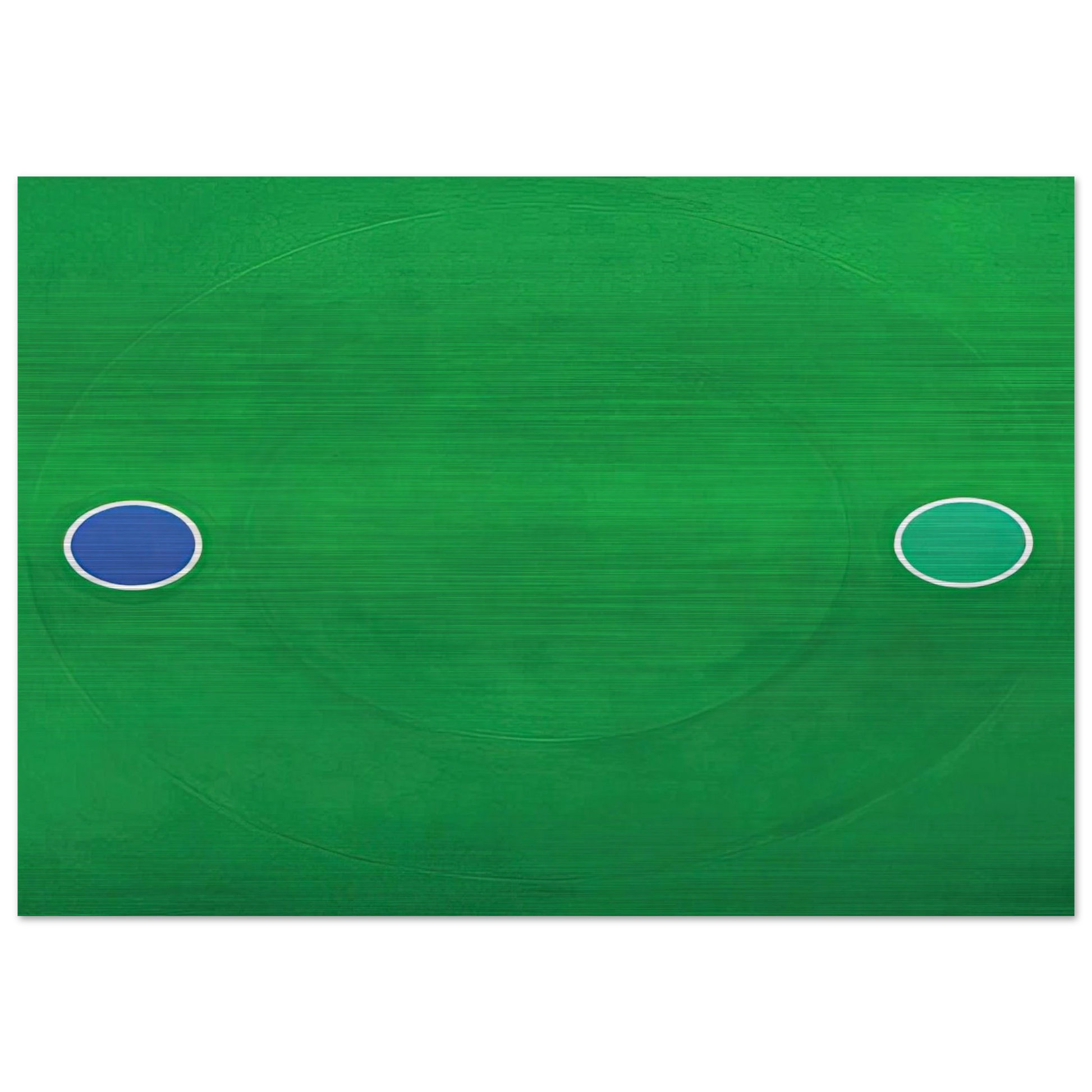 Green Melt - 1966 - Thomas Downing Brushed Aluminum Print - 70x100 cm / 28x40 inches | Thomas Downing Aluminum Print | Thomas Downing Prints