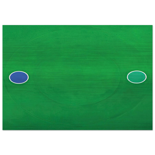 Green Melt - 1966 - Thomas Downing Brushed Aluminum Print - 70x100 cm / 28x40 inches | Thomas Downing Aluminum Print | Thomas Downing Prints