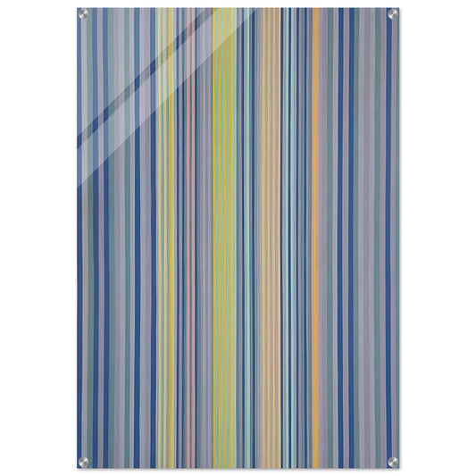 Midnight Watch - 1976 - Gene Davis Acrylic Print - 70x100 cm / 28x40″ inches | Gene Davis Wall Art | Gene Davis Prints