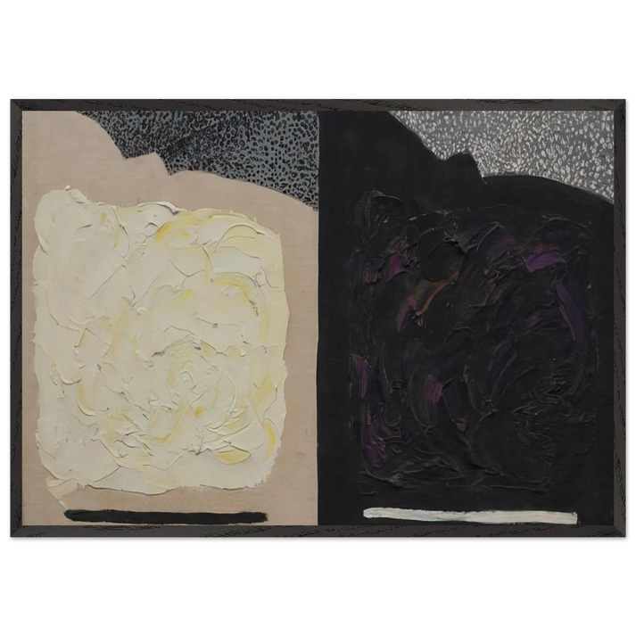 Untitled The Void No II - 1952 - Forrest Bess 70x100 cm / 28x40 inches Framed Art Print – Black Wooden Frame