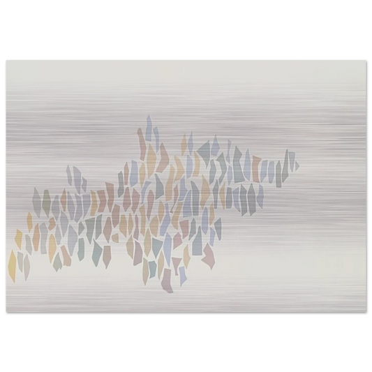 Untitled - 1970 - Robert Goodnough Brushed Aluminum Print - 70x100 cm / 28x40 inches | Robert Goodnough Aluminum Print | Robert Goodnough Prints