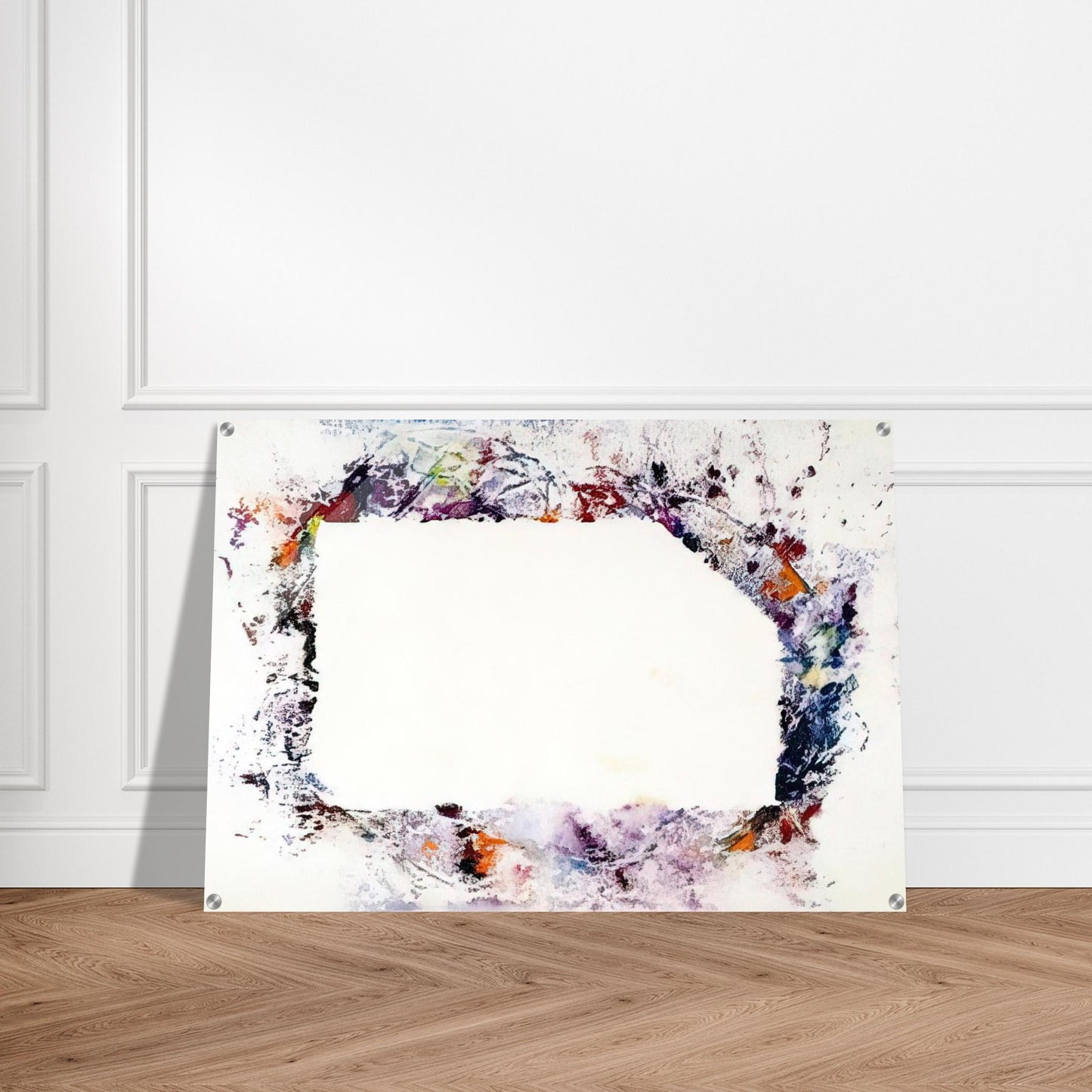 Untitled  SF218S  - Sam Francis Acrylic Print - 70x100 cm / 28x40″ inches | Sam Francis Wall Art | Sam Francis Prints