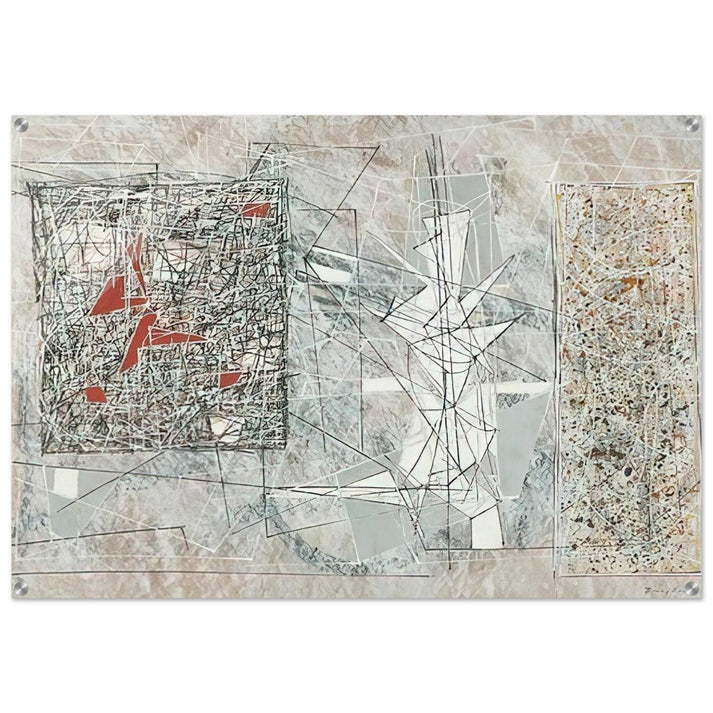 White Space - 1951 - Jimmy Ernst Acrylic Print - 70x100 cm / 28x40″ inches | Jimmy Ernst Wall Art | Jimmy Ernst Prints