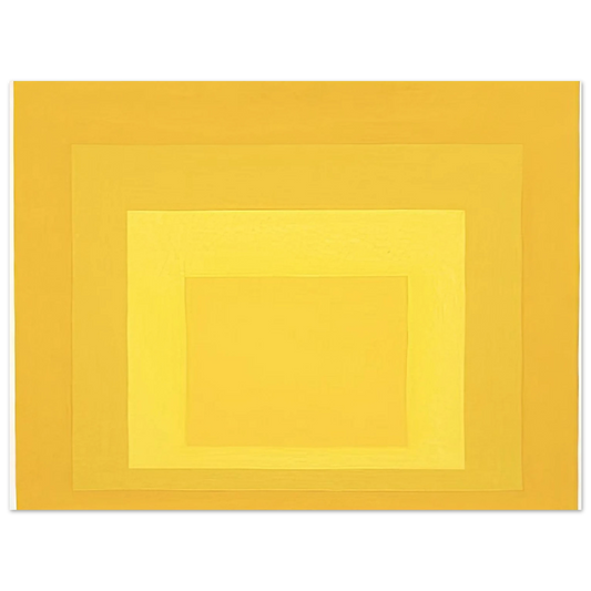 Josef Albers - HOMAGE TO THE SQUARE 1964 Fine Art Poster - Default Title