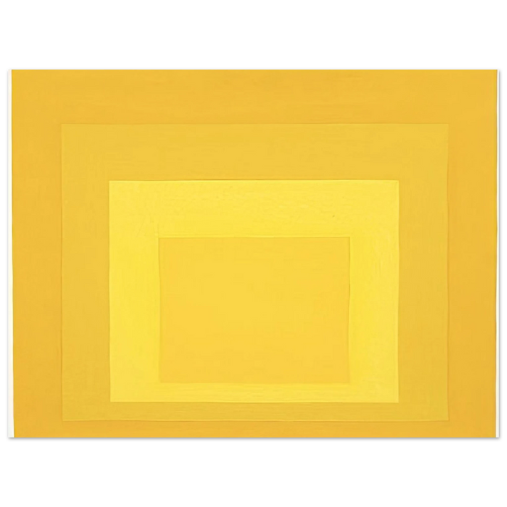 Josef Albers - HOMAGE TO THE SQUARE 1964  75x100 cm / 30x40inches Fine Art Poster
