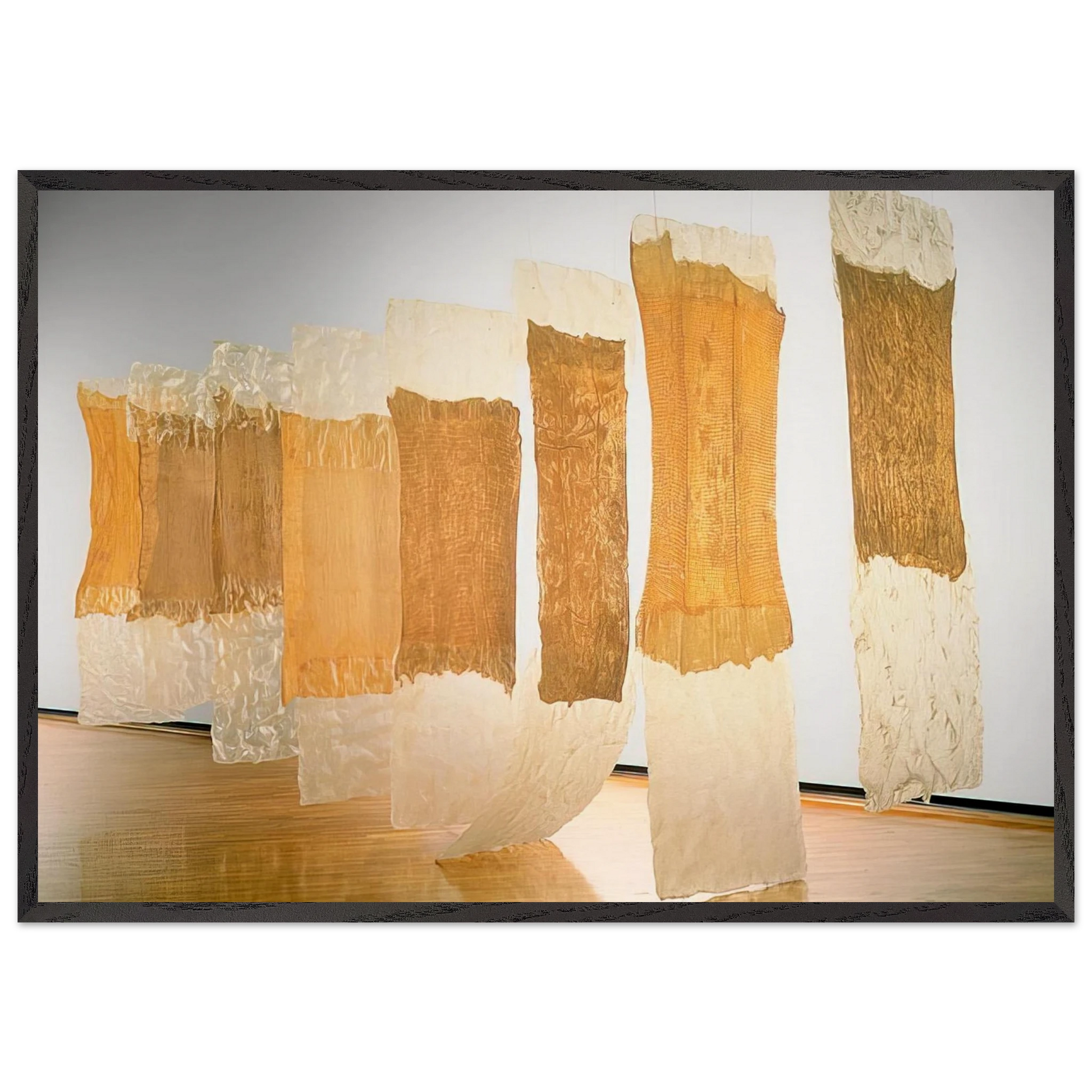 CONTINGENT 1968 - Eva Hesse 70x100 cm / 28x40 inches Framed Art Print – Black Wooden Frame