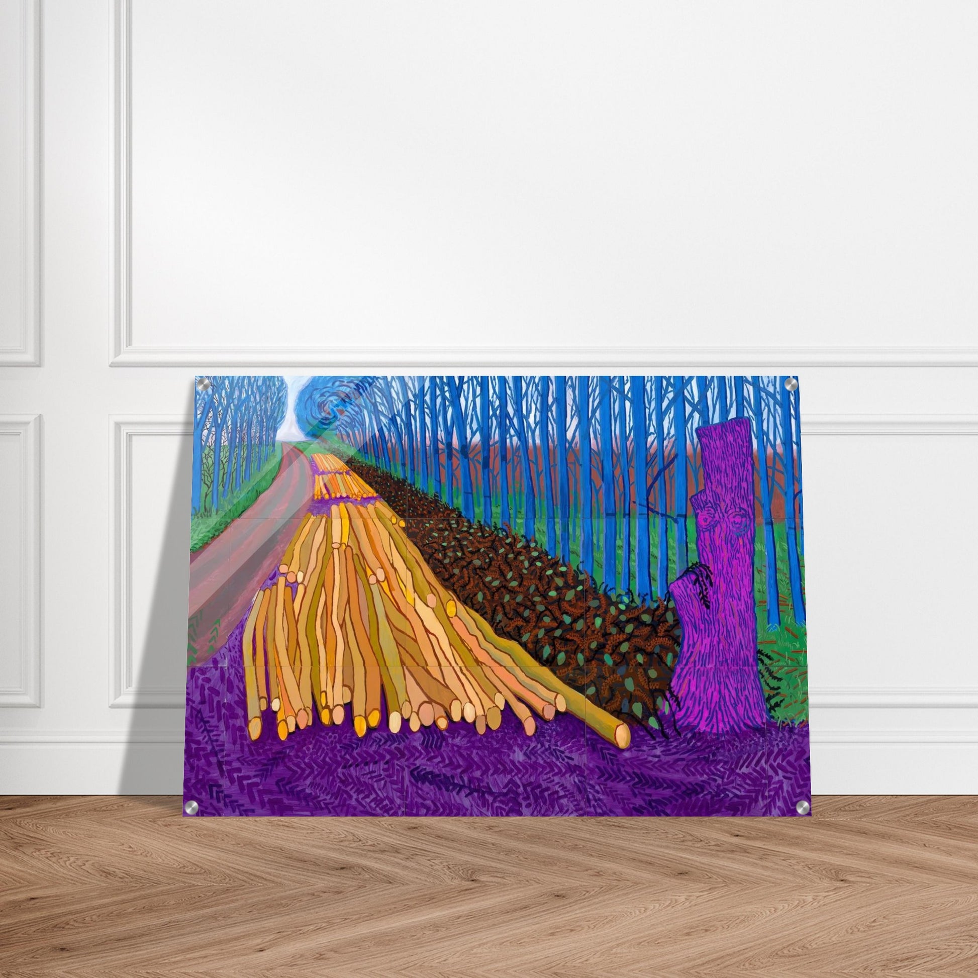David Hockney - David Hockney Acrylic Print - 70x100 cm / 28x40″ inches | David Hockney Art | Artwork by David Hockney