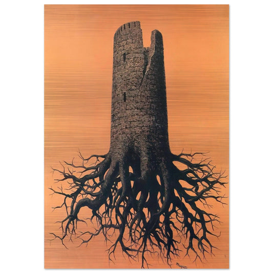 ALMAYER S FOLLY 1951 - Rene Magritte Brushed Aluminum Print - 70x100 cm / 28x40 inches | Rene Magritte Aluminum Print | Rene Magritte Prints