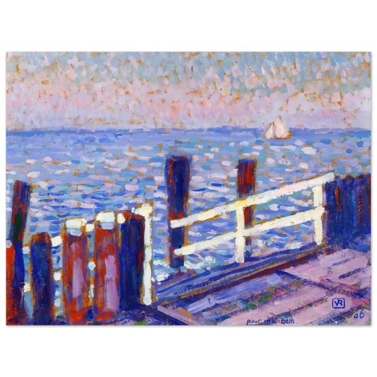 Theo van Rysselberghe - THE JETTY 1906 Fine Art Poster - Default Title