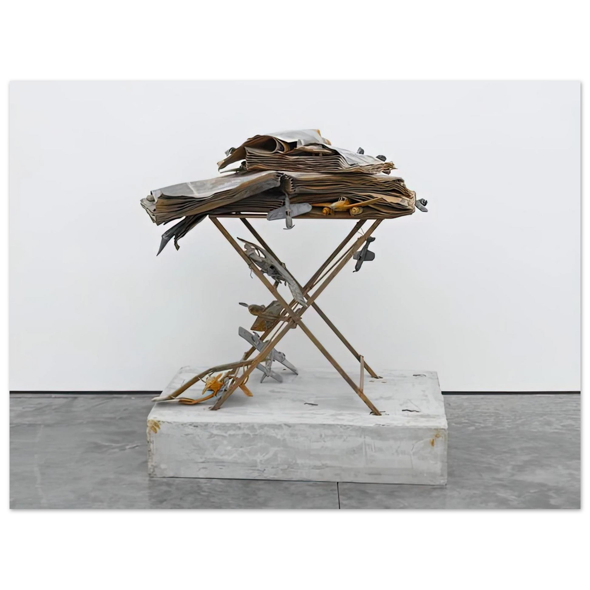 Anselm Kiefer - DAT ROSA MIEL APIBUS 2009 Fine Art Poster - Default Title