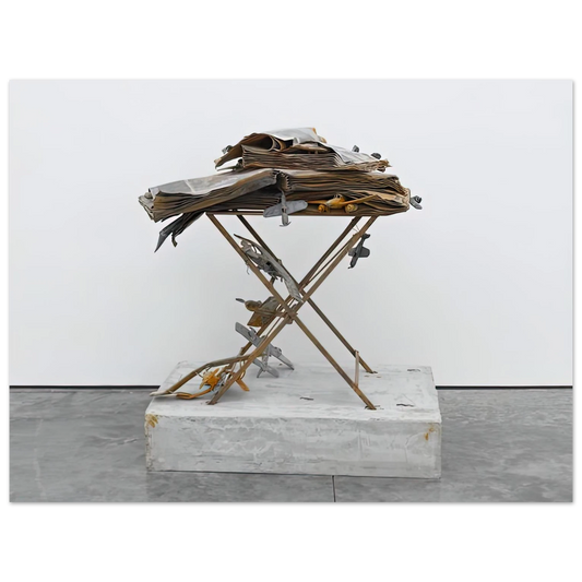 Anselm Kiefer - DAT ROSA MIEL APIBUS 2009 Fine Art Poster - Default Title