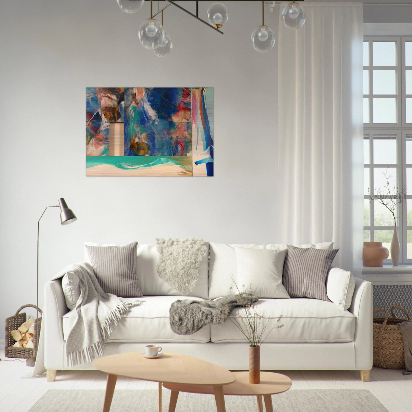 Icon - Sam Gilliam Brushed Aluminum Print - 70x100 cm / 28x40 inches | Sam Gilliam Aluminum Print | Sam Gilliam Prints