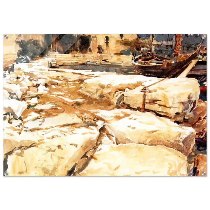 San Vigilio - John Singer Sargent Acrylic Print - 70x100 cm / 28x40″ inches | John Singer Sargent Wall Art | John Singer Sargent Prints