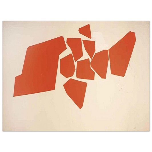 Robert Goodnough - Large Fragemented Shapes - 1968 Fine Art Poster - Default Title